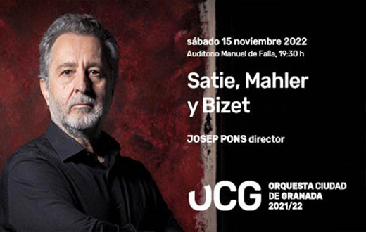 Imagen descriptiva del evento 'OCG: Satie, Mahler y Bizet'